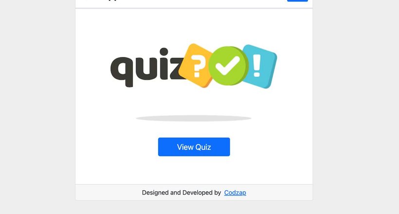 Quiz App using Django | Python