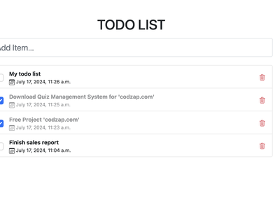 Todo list app in Django | Python