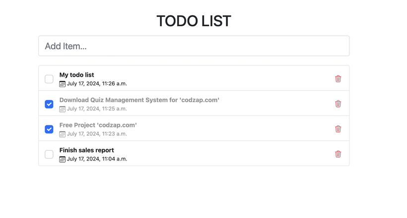 Todo list app in Django | Python